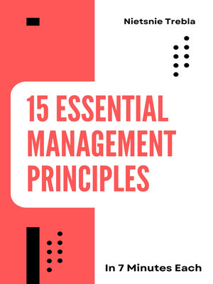 cover image of 15 Essential Management Principles in 7 Minutes Each